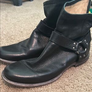 FRYE AND CO. Black Leather Boots